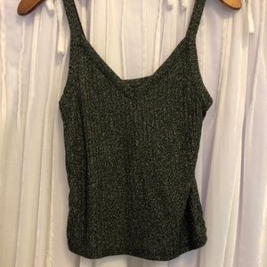 AEO Soft and Sexy Ribbed Green Tank (M)
